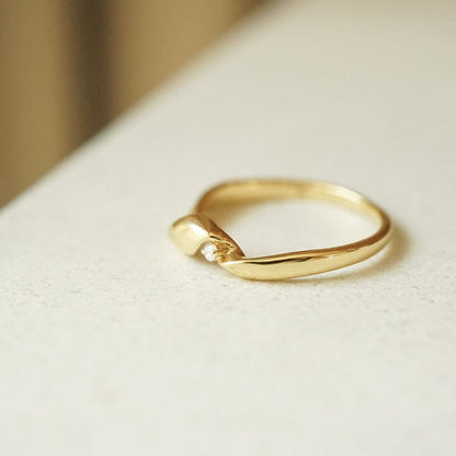 Estée Lalonde Fine Diamond Ring Stack 14ct Solid Gold