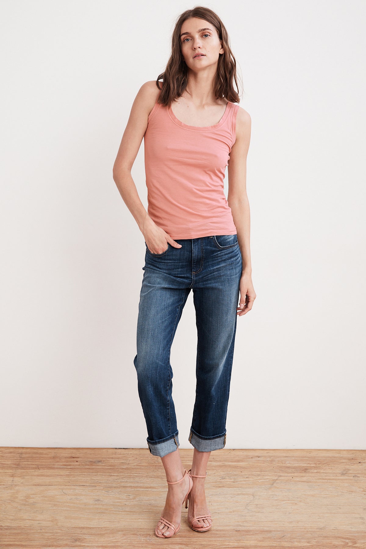 MOSSY GAUZY WHISPER FITTED TANK