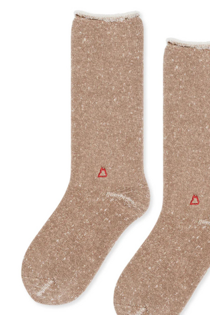 HOODIE WOOL MEN'S CREW SOCKS BY HANSEL FROM BASEL