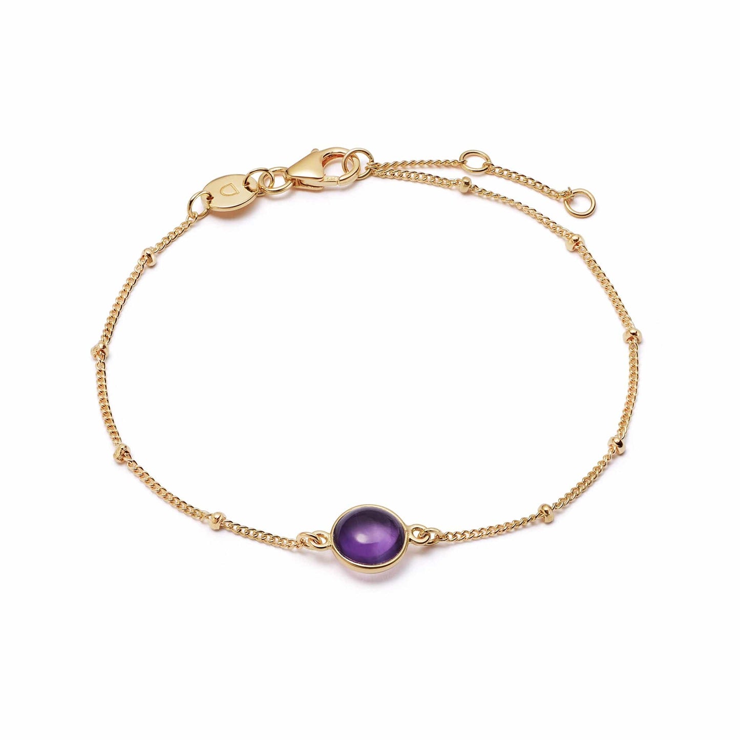 Healing Stone Bracelet 18ct Gold Plate