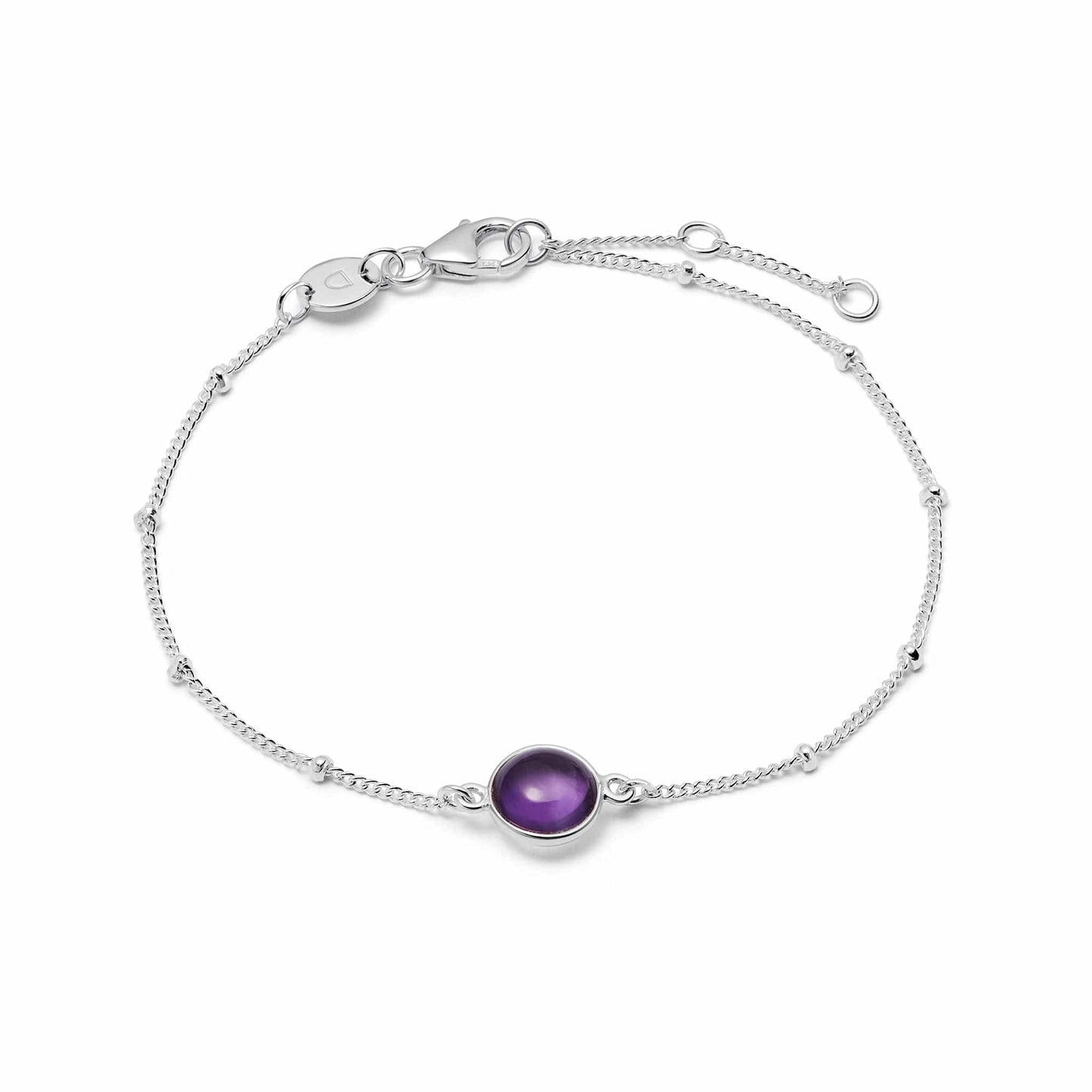 Healing Stone Bracelet Sterling Silver