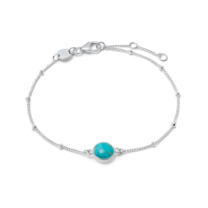 Healing Stone Bracelet Sterling Silver