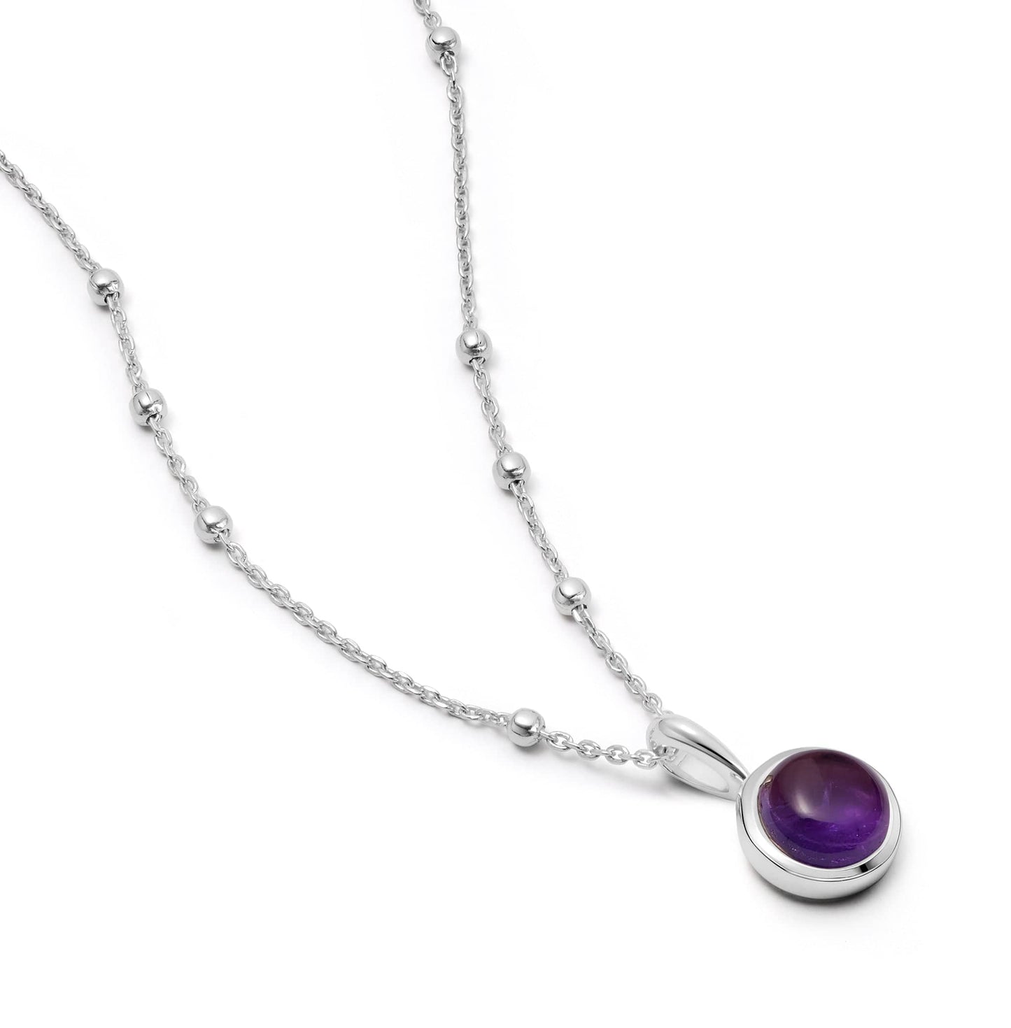 Healing Stone Necklace Sterling Silver