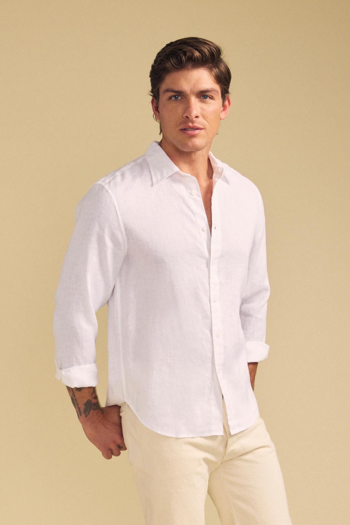 CARUSO LINEN SHIRT