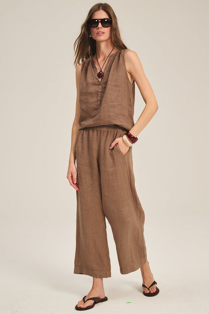TACY LINEN TANK TOP