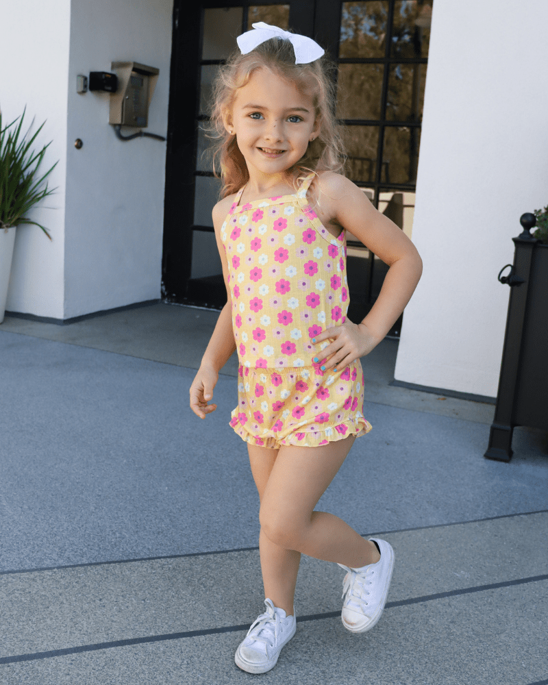 Luna Top & Bloomer Set - Daisy Chain