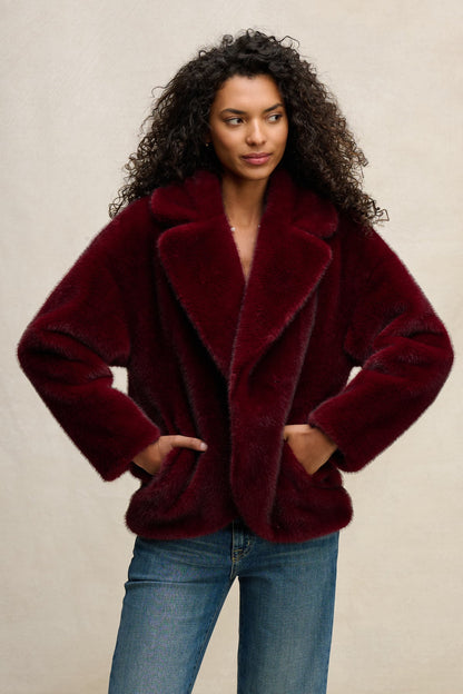 CAROLYN FAUX FUR JACKET