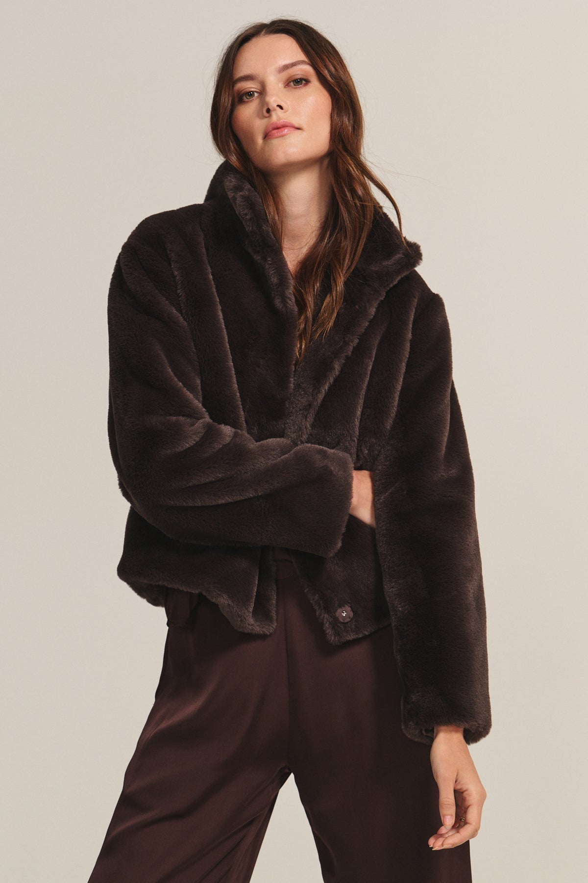 SHEENA LUXE FAUX FUR JACKET