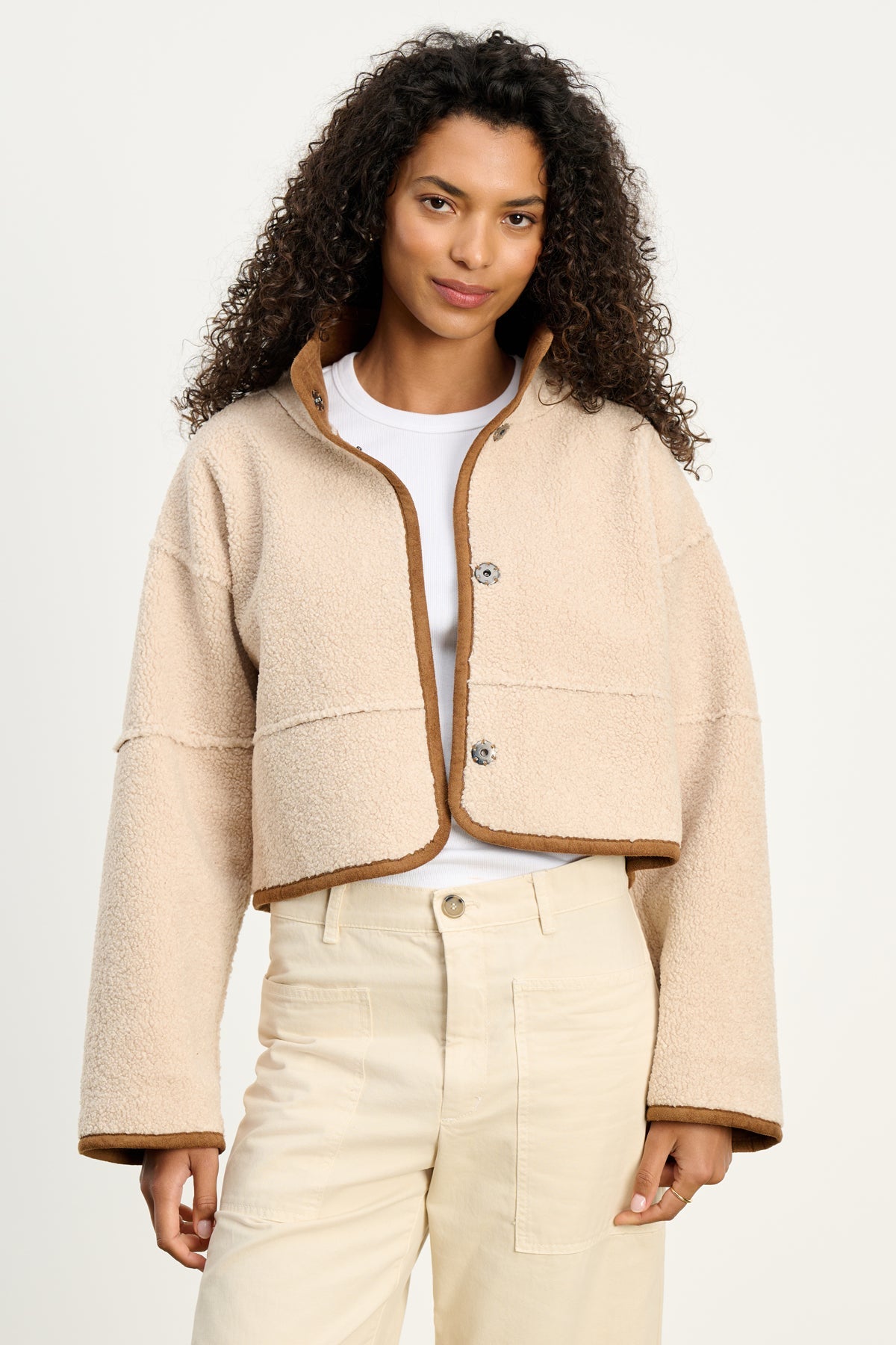 KELLY LUXE SHERPA REVERSIBLE JACKET