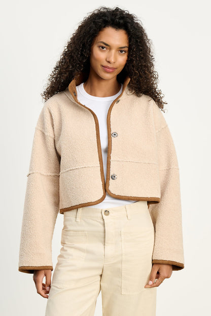 KELLY LUXE SHERPA REVERSIBLE JACKET