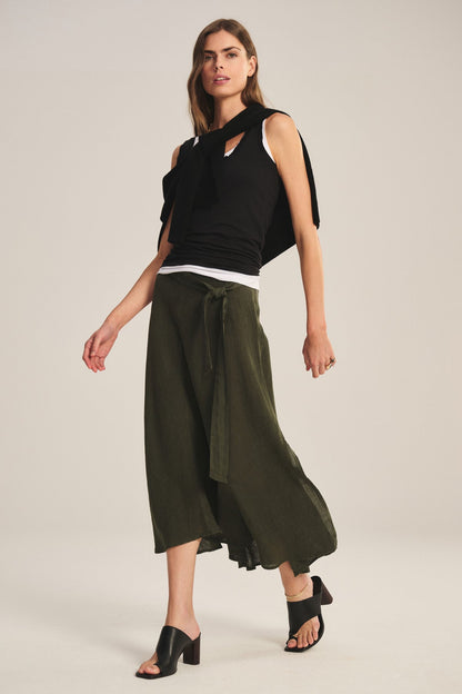 MALINA LINEN SKIRT
