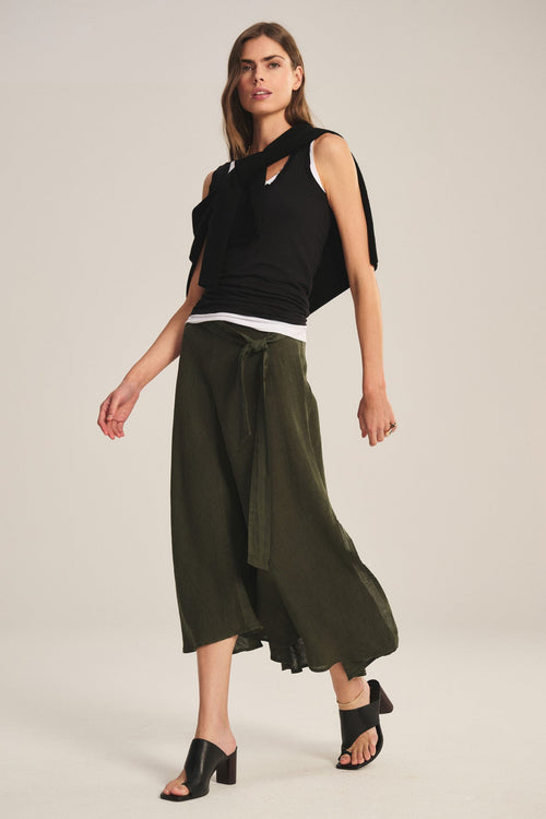 MALINA LINEN SKIRT