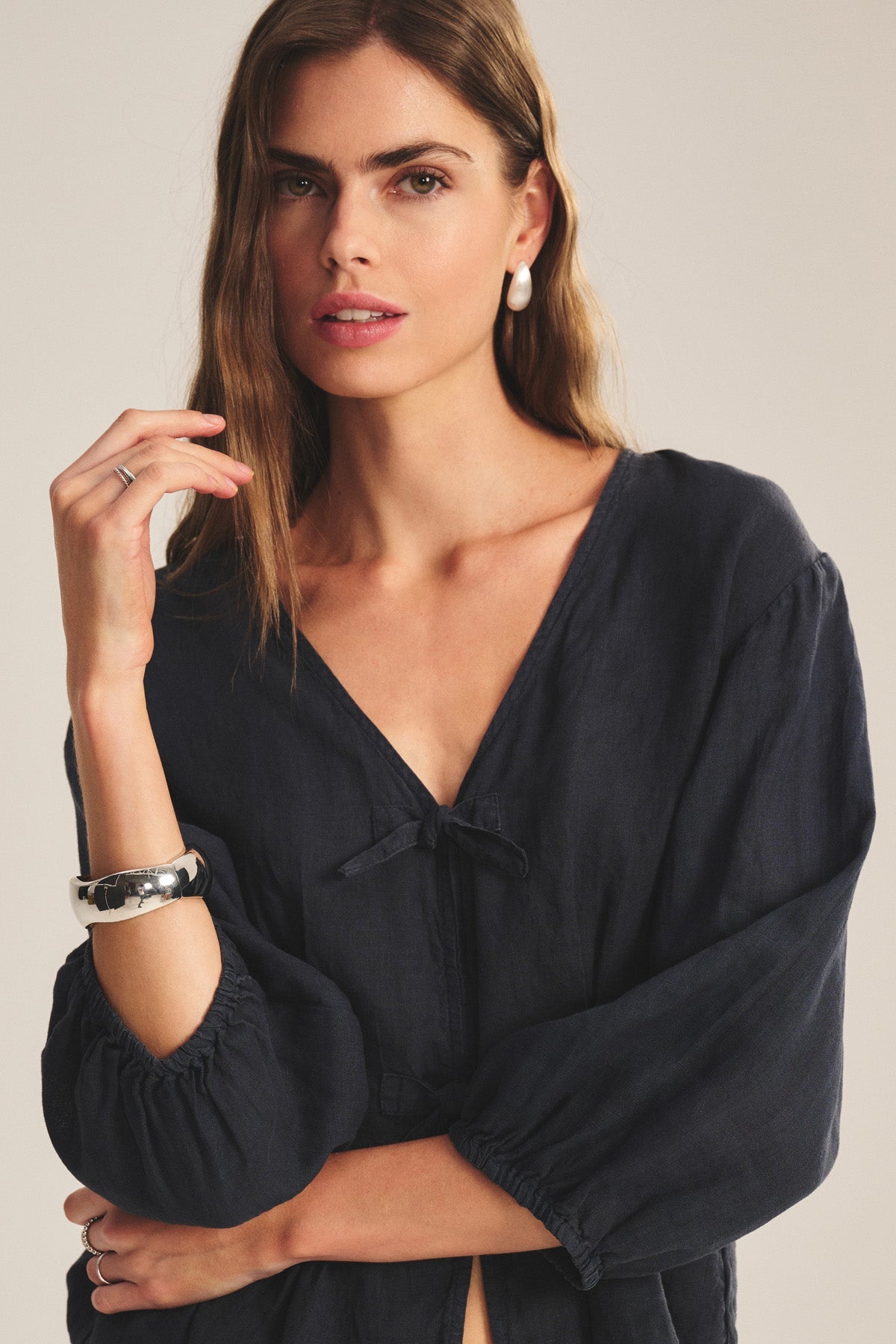 MARTHA LINEN TOP