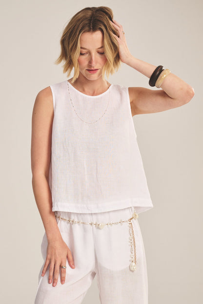 MAXINE LINEN TOP