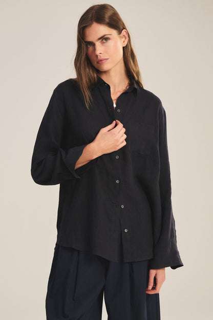 MULHOLLAND LINEN SHIRT