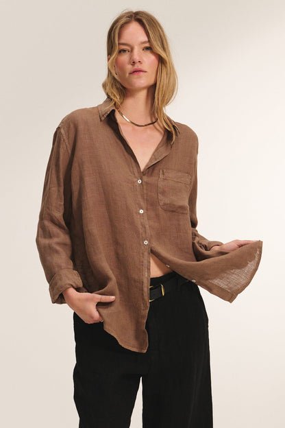 MULHOLLAND LINEN SHIRT