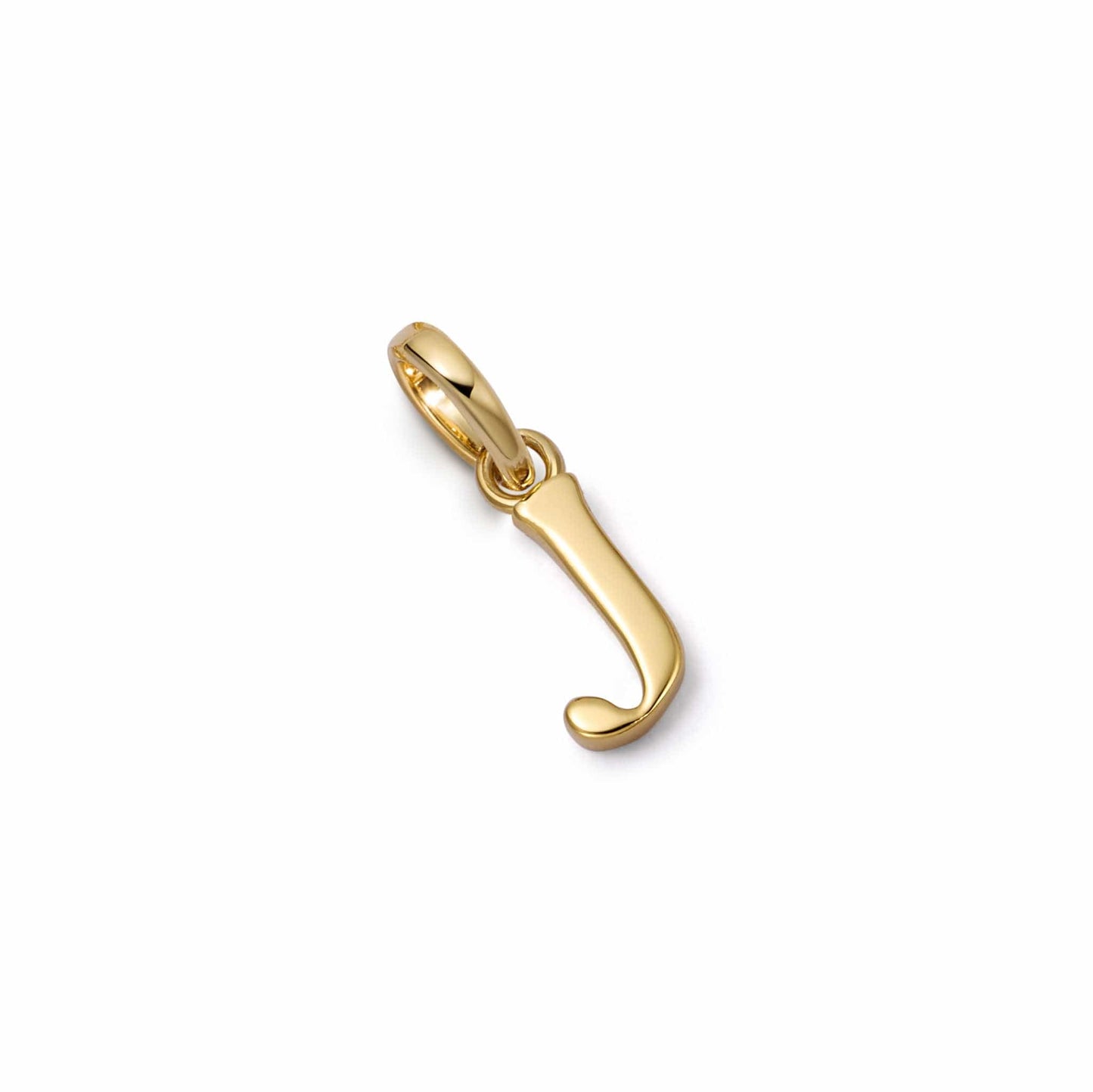 Personalised Initial Charm Pendant 18ct Gold Plate
