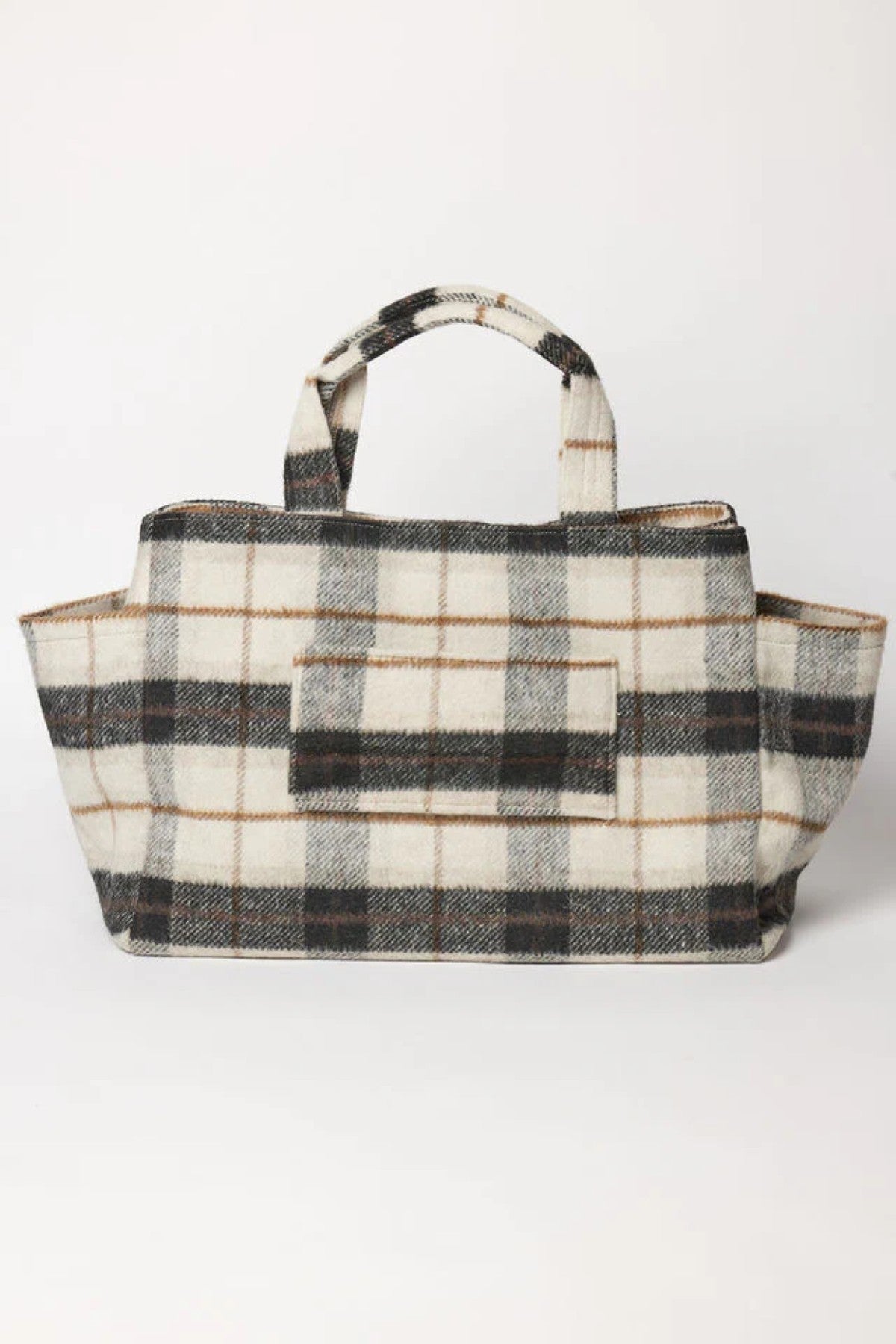 PLAID TOTE