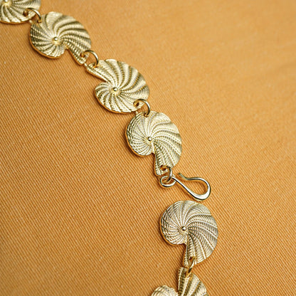 Polly Shell Belt 18ct Gold Plate