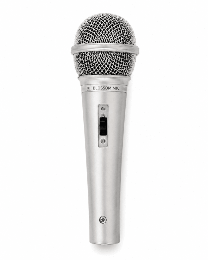 PREORDER! Silver Pop Star Microphone