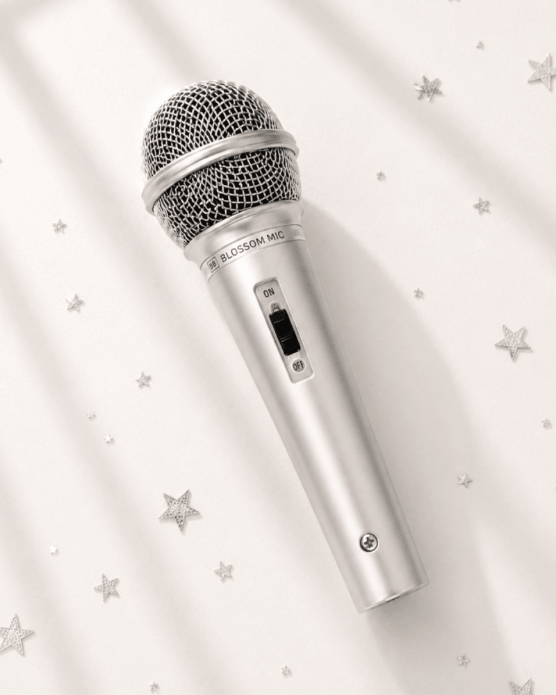 PREORDER! Silver Pop Star Microphone