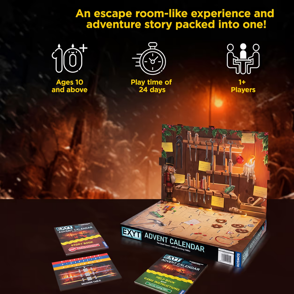 🎄 Last Day – 50% OFF! Escape the Workshop Advent Calendar | 24 Days of Puzzles & Adventure
