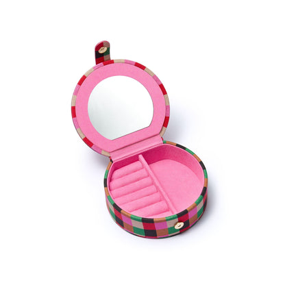Shrimps Compact Pink Jewellery Box