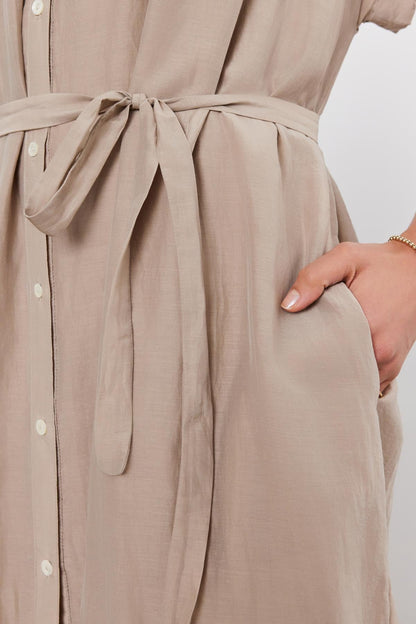 MARLA SILK COTTON VOILE DRESS