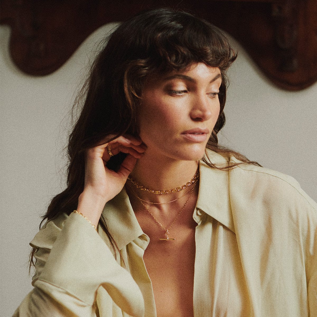 Sol Necklace Layering Set 18ct Gold Plate