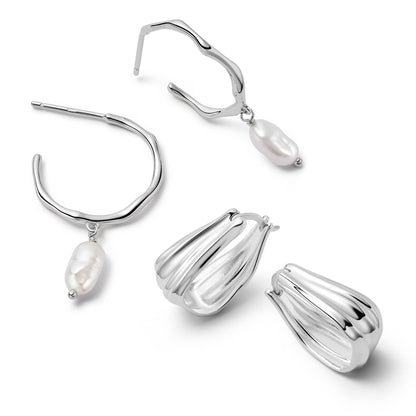 Summer Icons Earrings Stack Sterling Silver