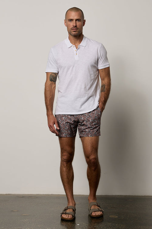 RICARDO PRINTED SWIM SHORT