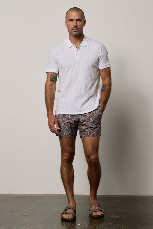 RICARDO PRINTED SWIM SHORT