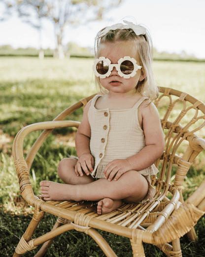 Tate Button Front Two-Piece Set - Toasted Oat