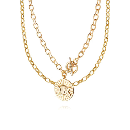 The Best Of Goddess Necklace Layering Set 18ct Gold Plate