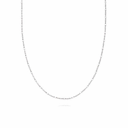 Tidal Twist Chain Necklace Sterling Silver