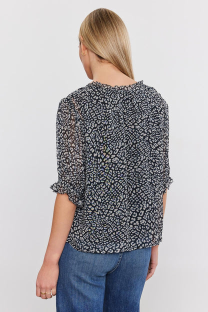 MISSY PRINTED BOHO BLOUSE