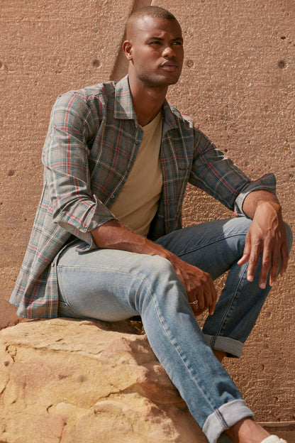 WILDER PLAID BUTTON-UP SHIRT