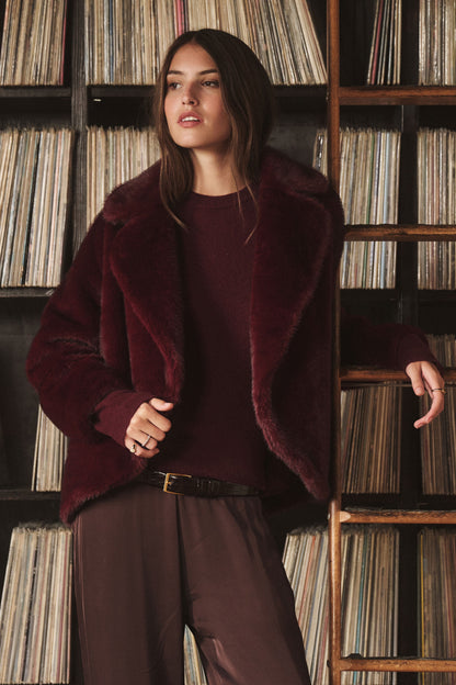 CAROLYN FAUX FUR JACKET