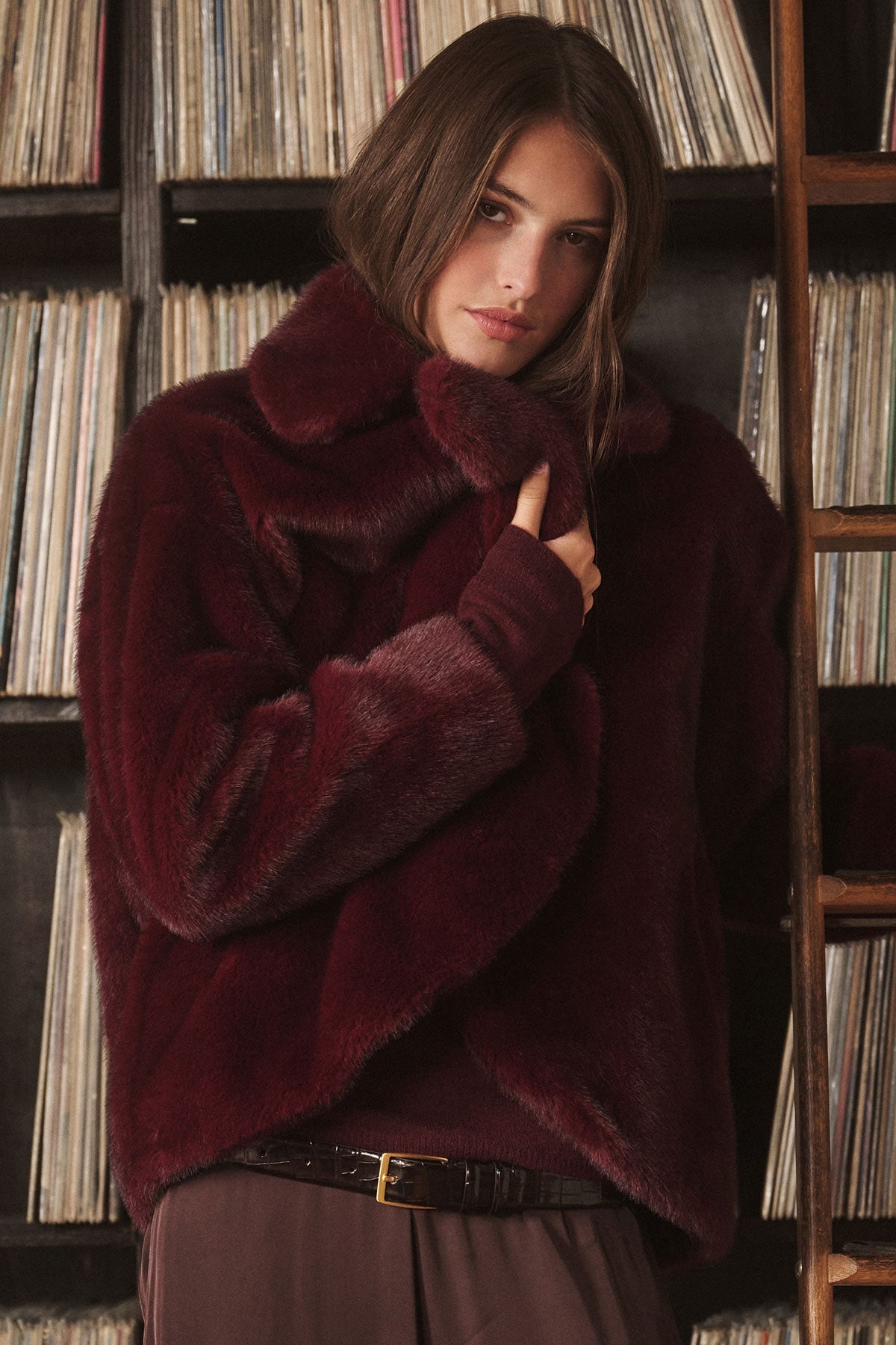 CAROLYN FAUX FUR JACKET