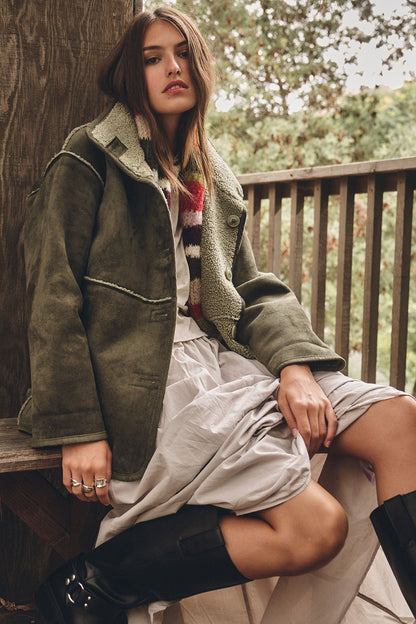 SHONA SHERPA REVERSIBLE JACKET