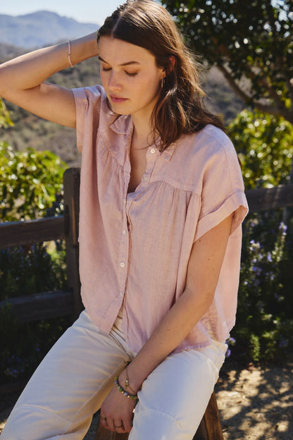 ARIA LINEN TOP
