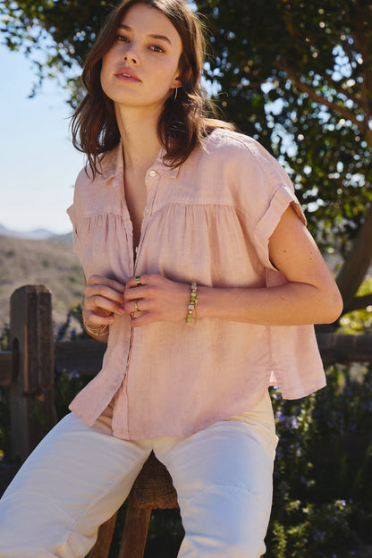 ARIA LINEN TOP