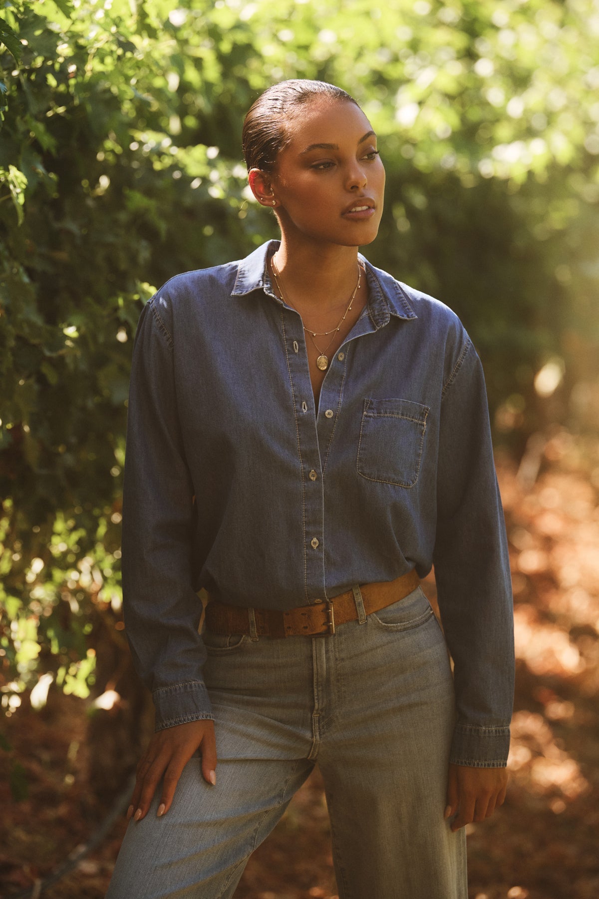 KASSA CHAMBRAY SHIRT