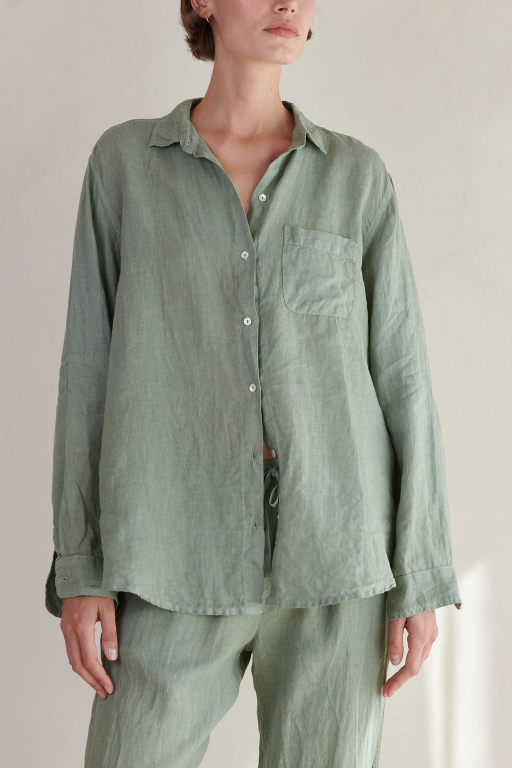 MULHOLLAND LINEN SHIRT