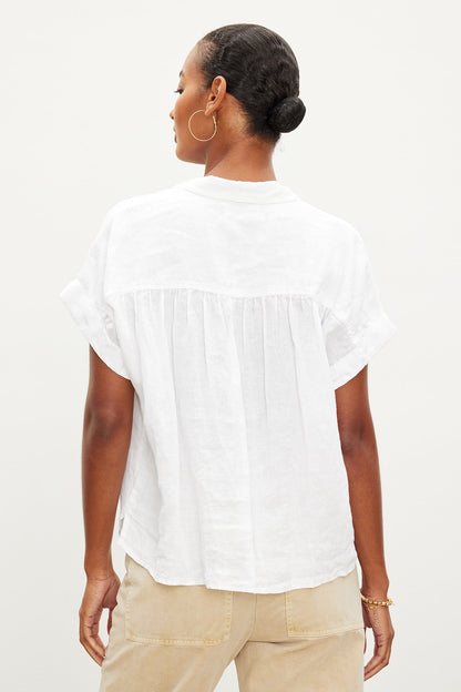 ARIA LINEN TOP