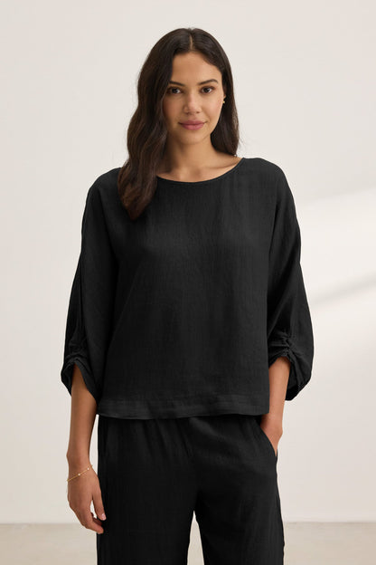 CASS LINEN TOP