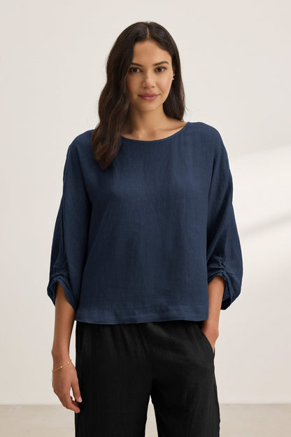 CASS LINEN TOP