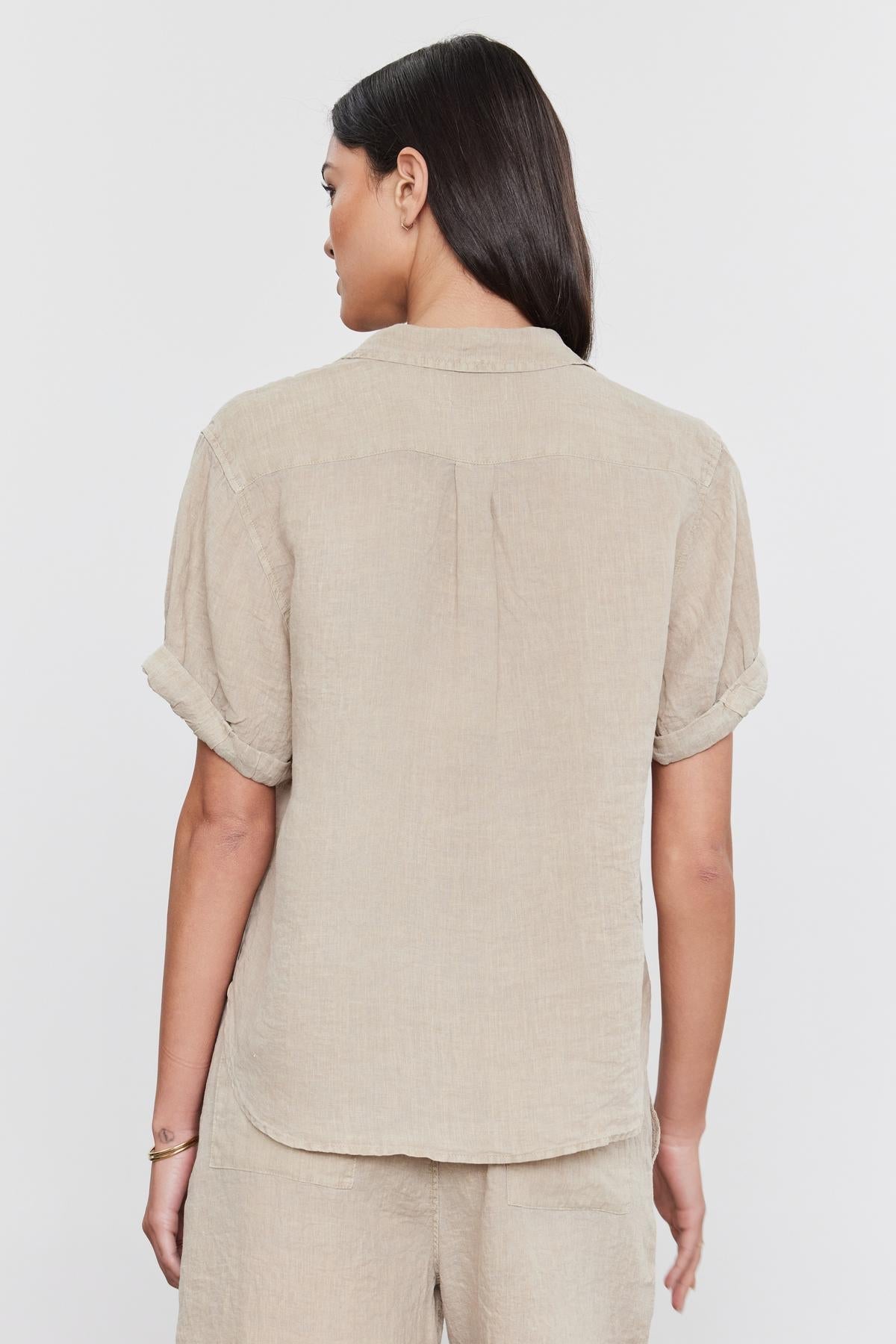 ELERIE LINEN TOP