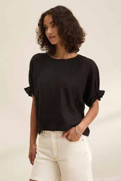 EMILY LINEN TOP