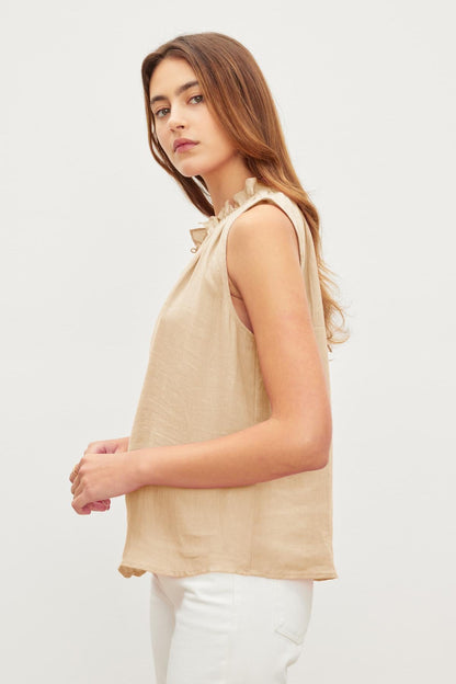 MASIE LINEN TANK TOP
